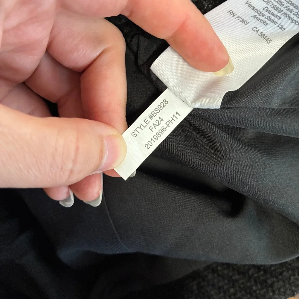 J. Crew Women's Tweed Lady Jacket Size 2 Black Old Money Preppy Office Preppy